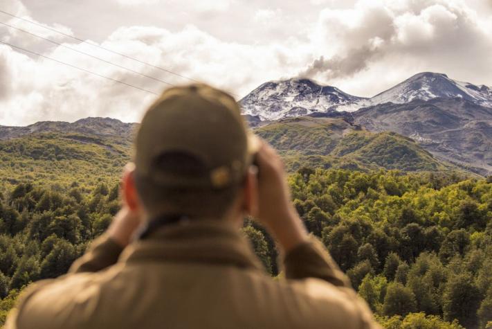 [FOTOS] Volcán Nevados de Chillán concita la atención de la prensa extranjera