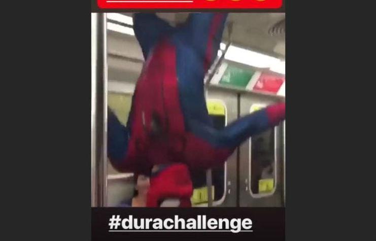 [VIDEO] Daddy Yankee quedó sorprendido con el famoso "Spiderman chileno"