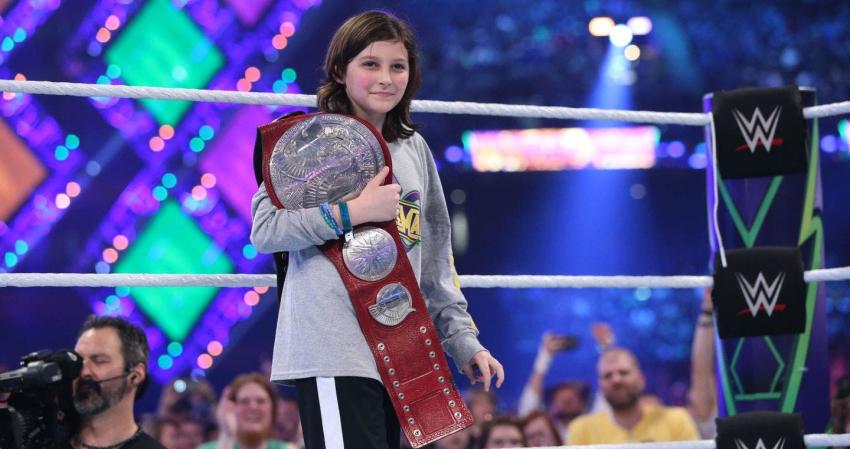 [VIDEO] Nicholas, el primer niño campeón de WWE se corona en Wrestlemania