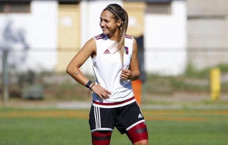 [VIDEO] El tremendo susto que se llevó en Chile la estrella femenina del fútbol venezolano