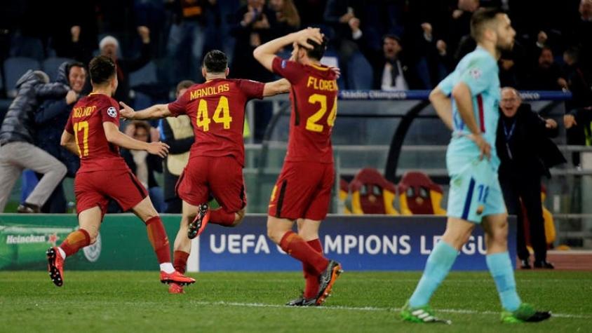[VIDEO] Roma logra épica hazaña y elimina con goleada al Barcelona de Champions