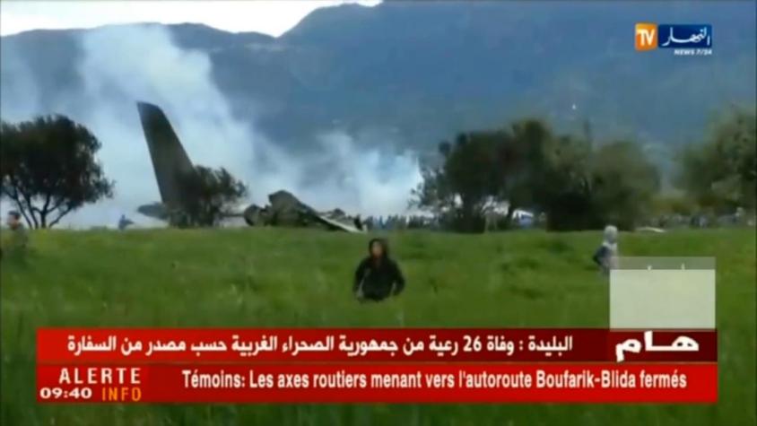 [VIDEO] Accidente militar en Argelia: gobierno confirma 257 muertos