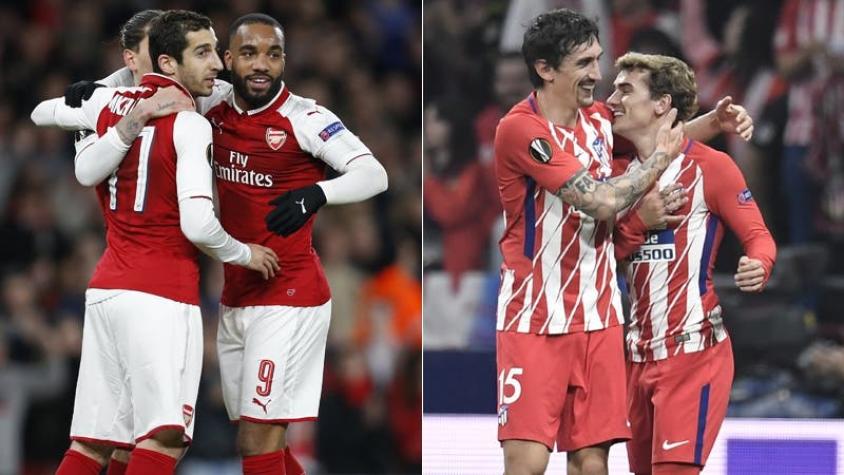 [Gol a Gol] Arsenal y Atlético favoritos: Sigue la definición de cuartos en Europa League
