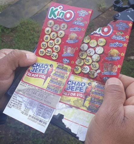 Caso del Kino que estaba en la basura: Lotería aclara que cartón no tenía ningún código de seguridad