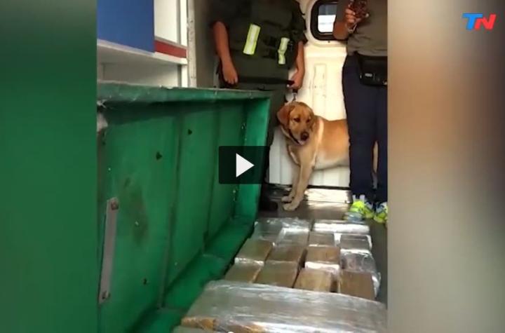 [VIDEO] La "ambulancia narco" que llevaba 400 kilos de marihuana en Argentina