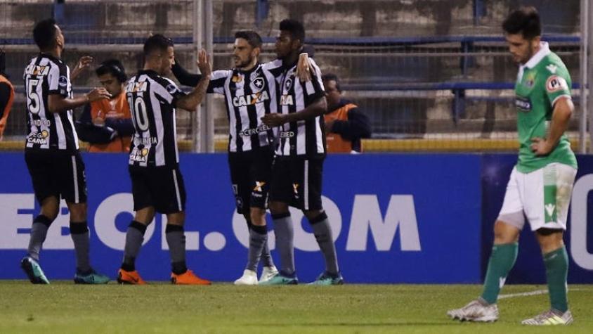 Audax Italiano cae en la agonía ante Botafogo y se complica en Copa Sudamericana