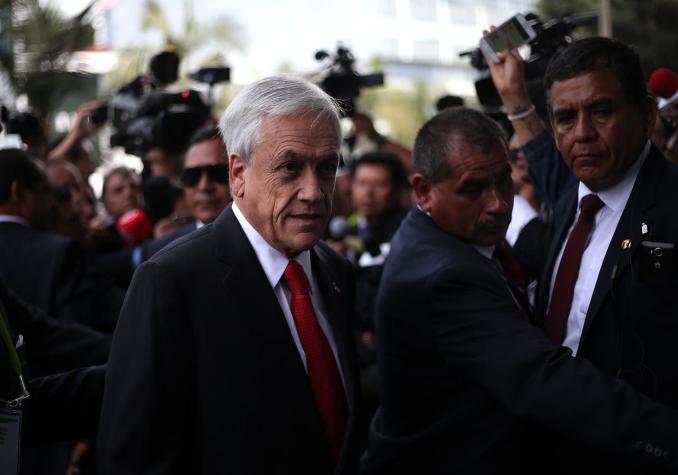 [VIDEO] Piñera al llegar a Cumbre de Las Américas: "Es indudable que en Venezuela no hay democracia"