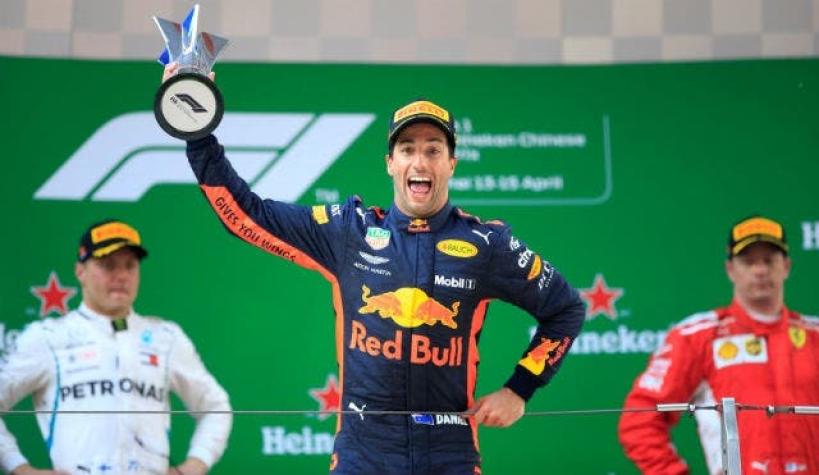 Ricciardo y Red Bull logran inesperada victoria en el Gran Premio de China de Fórmula 1