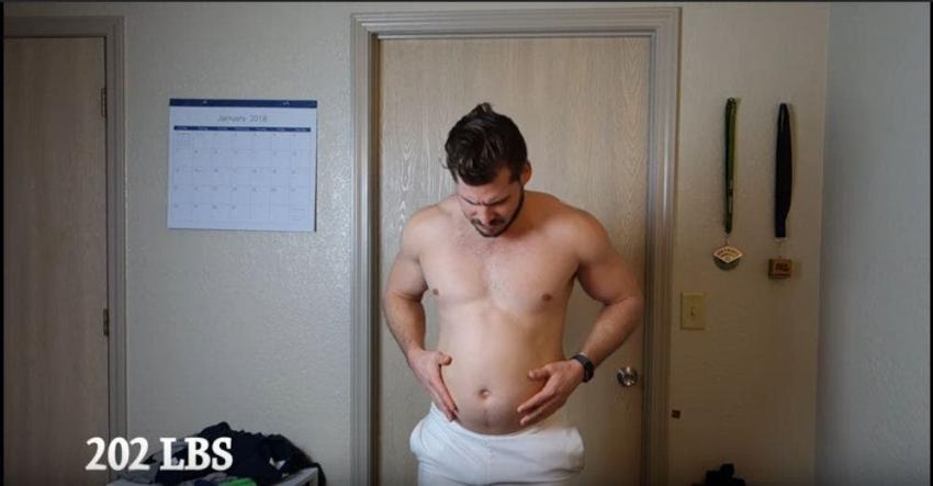 [VIDEO] Hombre baja 19 kilos en 3 meses y muestra su impresionante transformación en timelapse