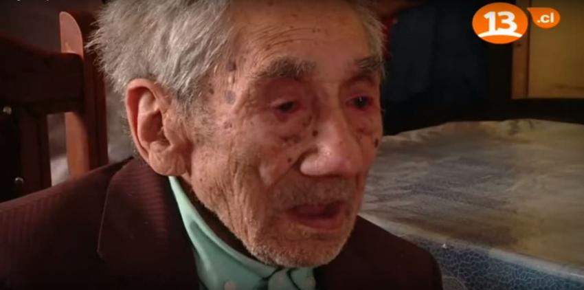 [VIDEO] Muere a los 121 años Celino Villanueva, el hombre más longevo de Chile