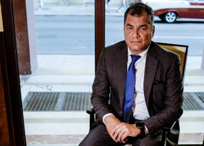 Rafael Correa: "El Presidente Moreno le ha dado una puñalada por la espalda a la paz"