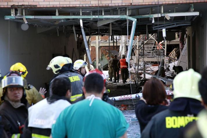 [FOTOS] Así quedó el Sanatorio Alemán de Concepción tras la explosión por fuga de gas