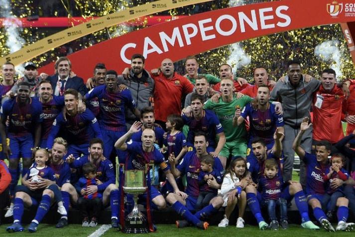 Barcelona gana la Copa del Rey tras golear 5-0 al Sevilla