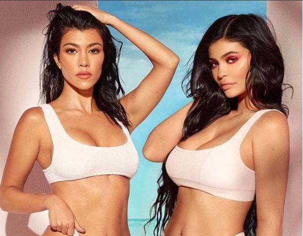 Osada sesión fotográfica de Kylie Jenner y Kourtney Kardashian causó sensación en redes sociales