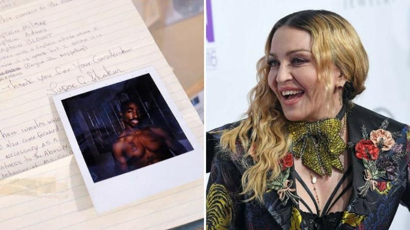 Se subastará la carta que Tupac Shakur escribió a Madonna tras su ruptura