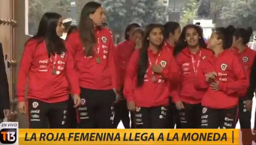 [VIDEO] La Roja fue recibida por el Presidente Sebastián Piñera en La Moneda