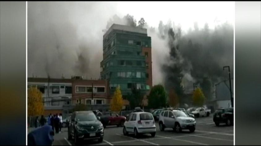 [VIDEO] Las dudas tras la explosión en el Sanatorio Alemán de Concepción