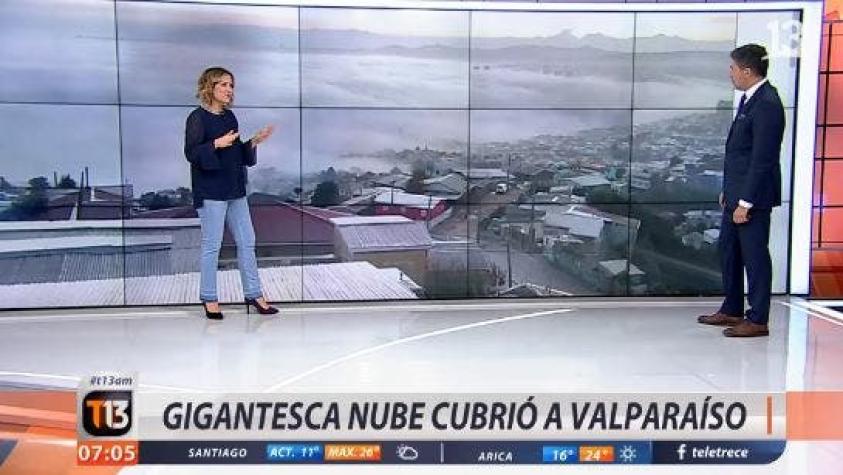 [VIDEO] Gigantesca nube cubrió Valparaíso: ¿Por qué se produjo?