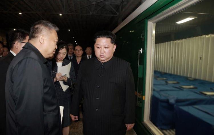 Kim acude a despedir el tren con los cuerpos de turistas chinos muertos en Corea del Norte