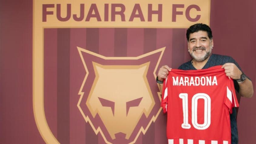 [VIDEO] El grosero error que le costó la renuncia a Diego Maradona en Al Fujairah