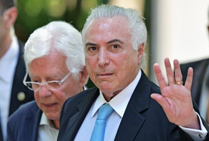 Michel Temer: "No temo" ser preso tras dejar la Presidencia de Brasil