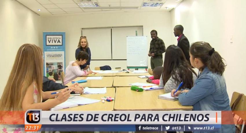 [VIDEO] Chilenos optan por aprender creole para una mejor comunación con haitianos