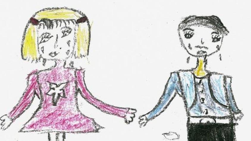 "Quizá si morimos podremos jugar": los conmovedores dibujos de niños afectados por guerra en Siria