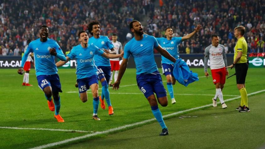 Marsella avanza a final de Europa League tras eliminar a Salzburgo con polémico gol