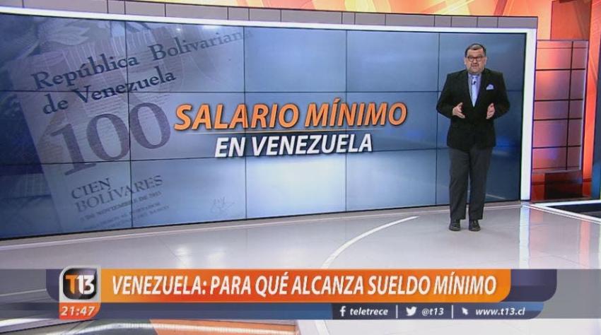 [VIDEO] Venezuela: ¿Para qué alcanza el sueldo mínimo?