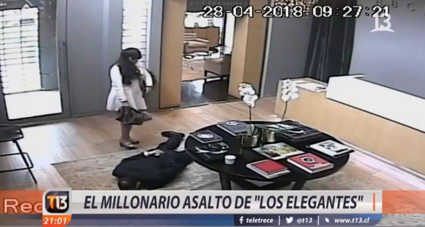 [VIDEO] El millonario asalto que realizaron "los elegantes"
