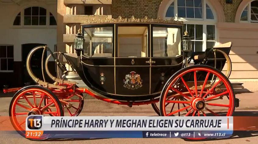 [VIDEO] Principe Harry y Meghan eligen su carruaje para la boda real