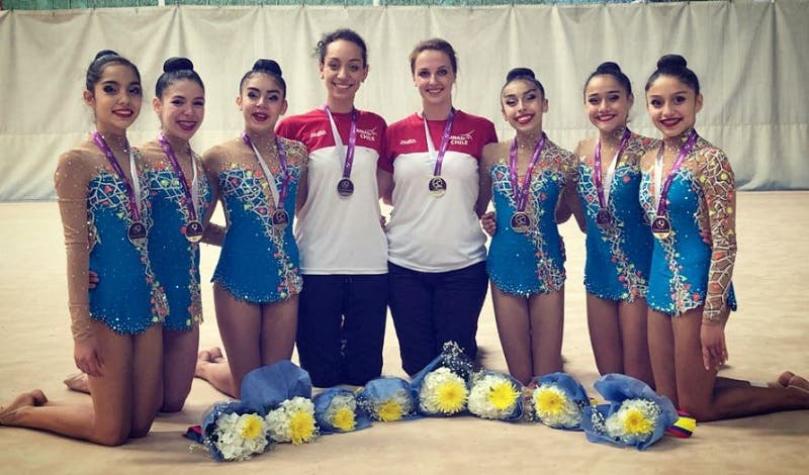 Panamericano de gimnasia rítmica: Selección chilena gana medalla de oro en cuerdas
