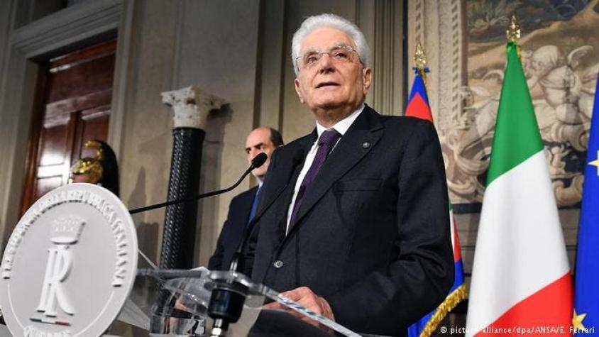 Italia: presidente declara fracasada formación de nuevo Gobierno