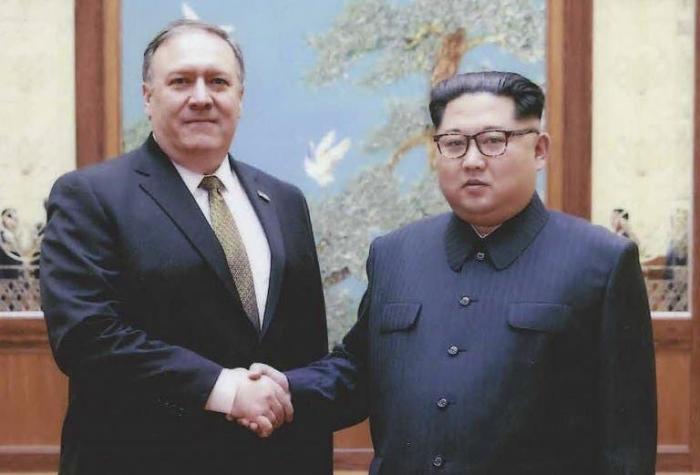 El jefe de la diplomacia de EEUU Mike Pompeo llega a Corea del Norte