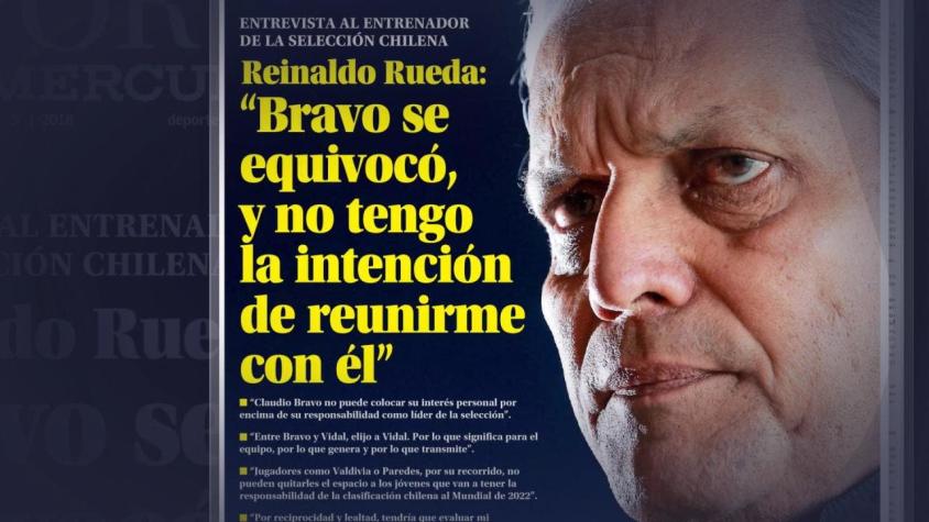 [VIDEO] Reinaldo Rueda agudiza quiebre con Bravo
