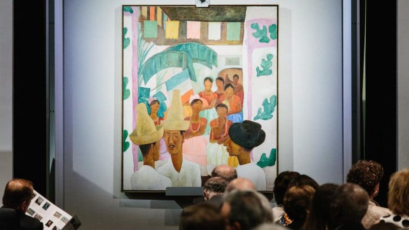 La pintura de Diego Rivera que rompió récord en subasta