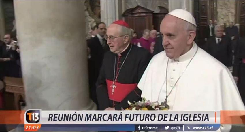 [VIDEO] Los 33 obispos chilenos ya están en Roma para reunión que marcará el futuro de la Iglesia