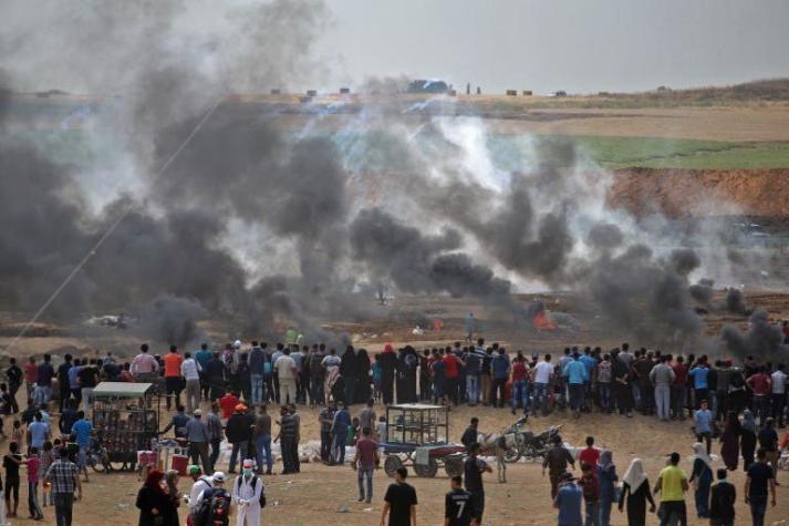 Disputas en la frontera entre Gaza e Israel antes de inauguración de embajada de EEUU