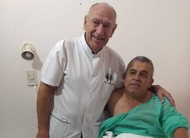 Médico argentino se niega a cobrarle operación a bombero