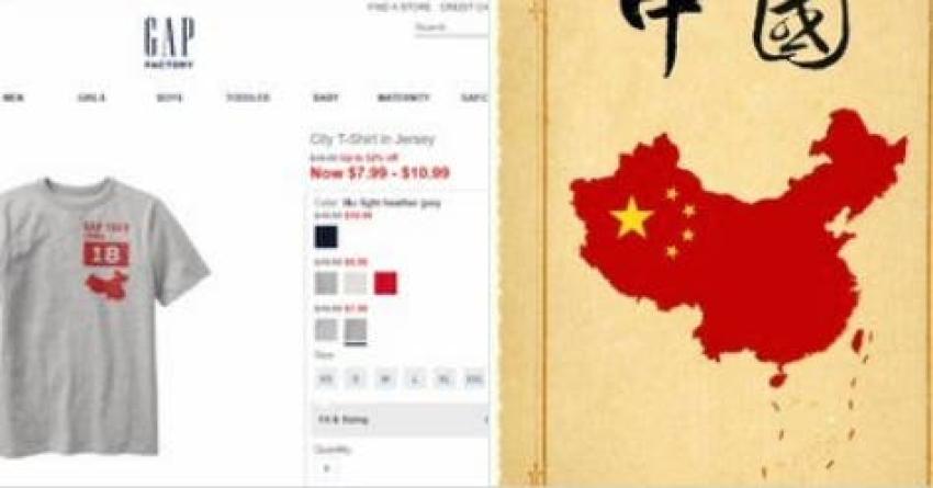 Gap se disculpa por diseño de remera con mapa de China sin Taiwán