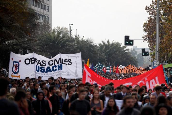 Conoce los desvíos que habrá este miércoles en Santiago por la marcha contra la violencia machista
