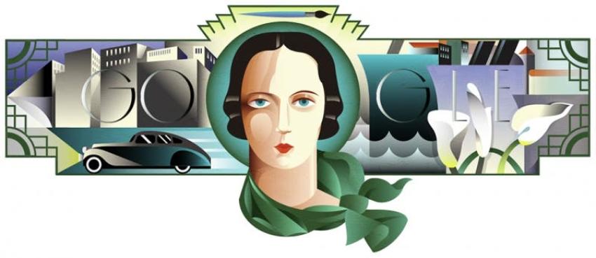 Google festeja los 120 años de la artista Tamara de Lempicka
