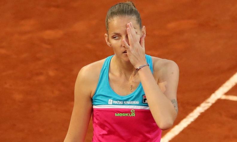 [VIDEO] La furiosa reacción de tenista checa tras caer en Roma con polémico cobro