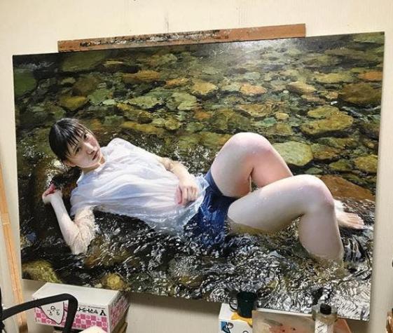 ¿Una foto o una pintura? La imagen publicada por un artista japonés que confunde en redes