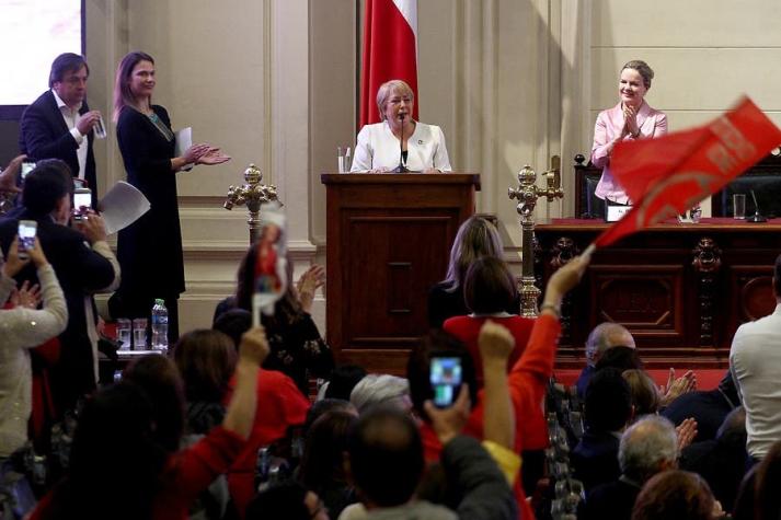 Bachelet: "Hicimos reformas porque eran necesarias, no por gusto"