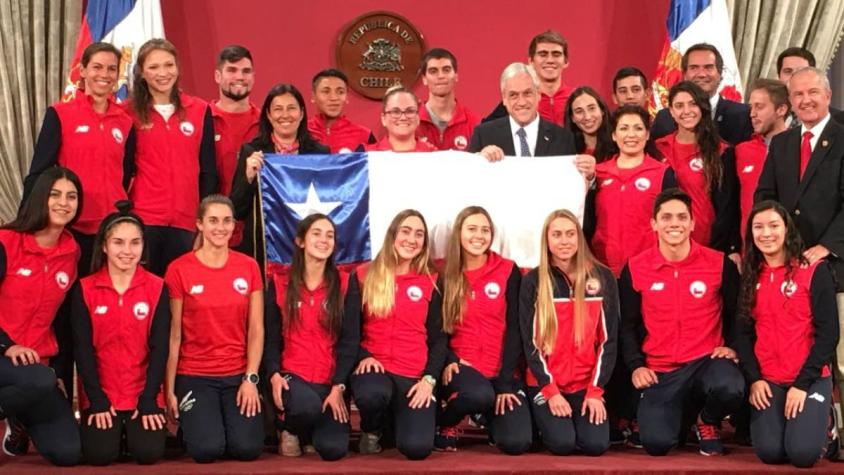 [VIDEO] Presidente despide a los chilenos que competirán en Cochabamba 2018