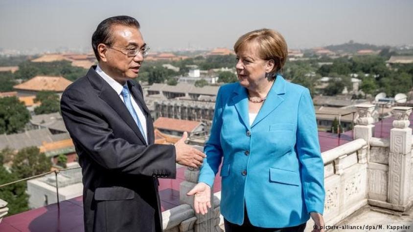 Merkel inicia su visita a China con contactos políticos