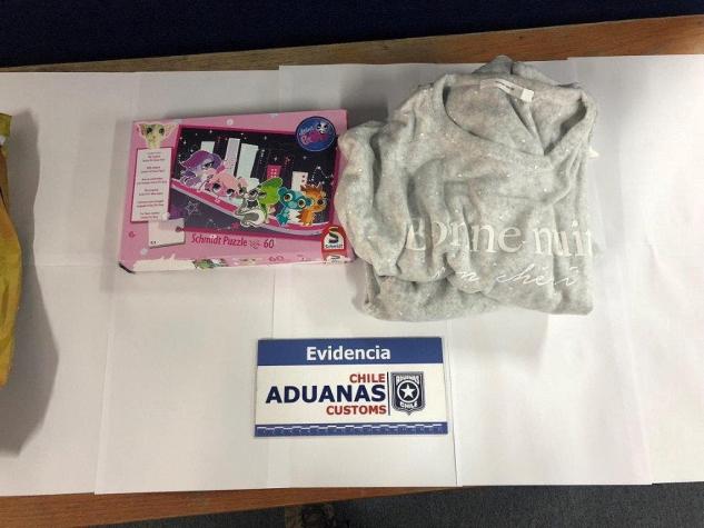 Aduana incautó 1.200 pastillas de éxtasis escondidas en juguetes