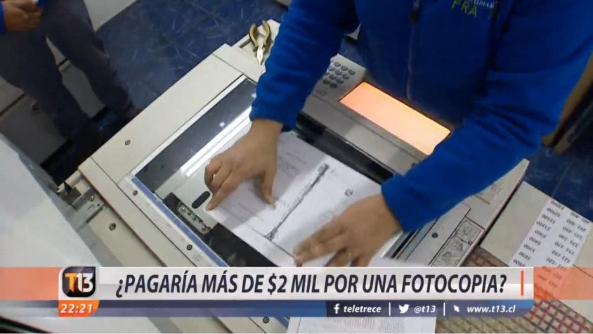 [VIDEO] ¿Pagaría más de 2 mil pesos por una fotocopia?