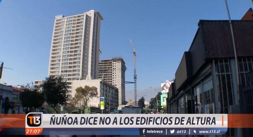 [VIDEO] Ñuñoa dice "no" a los edificios de gran altura